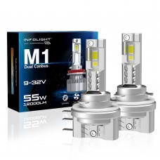 Светодиодная LED лампа Infolight M1 Dual Canbus H15 (комплект 2шт) Светодиодная LED лампа Infolight M1 Dual Canbus H15 (комплект 2шт)